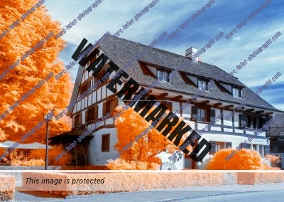 Half-timbered Mill House in Allschwil Switzerland